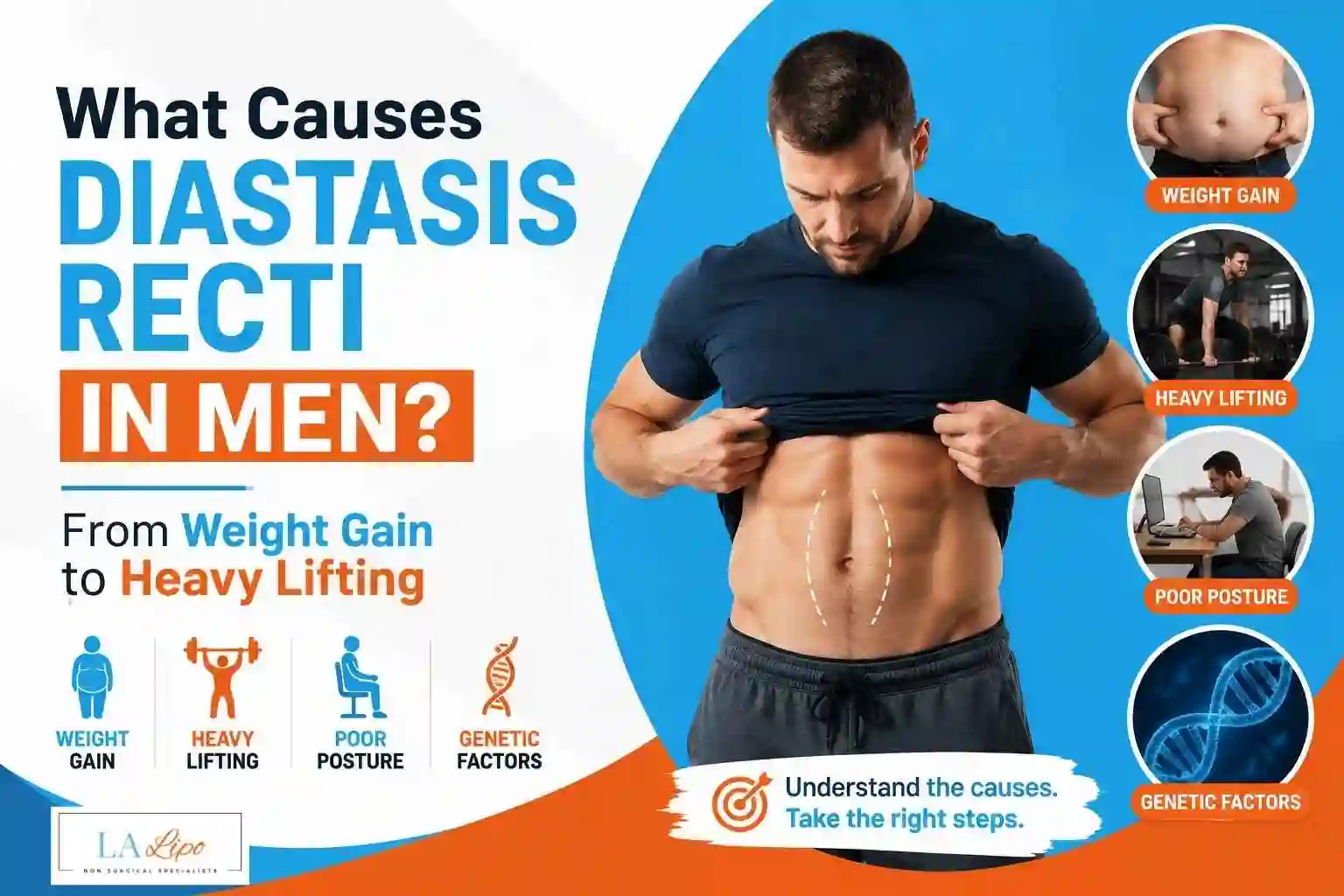 What Causes Diastasis Recti in Men? From Weight Gain to Heavy Lifting Malvern Wells